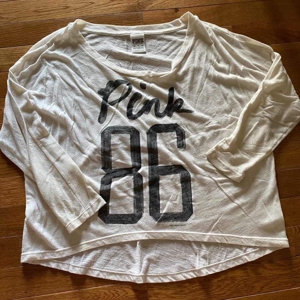 Victoria’s Secret PINK quarter sleeve tee